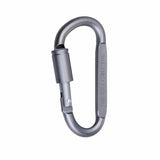 3pcs Tin Alloy D Type Carabiner Keychain Buckle Screw Locking Hook Outdoors - Aladdin Shoppers