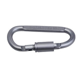 3pcs Tin Alloy D Type Carabiner Keychain Buckle Screw Locking Hook Outdoors - Aladdin Shoppers