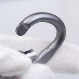 3pcs Tin Alloy D Type Carabiner Keychain Buckle Screw Locking Hook Outdoors - Aladdin Shoppers