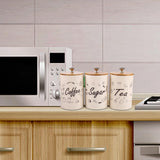 3pcs/set Metal Sugar Coffee Tea Tin Jar Container Candy Sealed Can Gift Box - Aladdin Shoppers