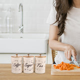 3pcs/set Metal Sugar Coffee Tea Tin Jar Container Candy Sealed Can Gift Box - Aladdin Shoppers