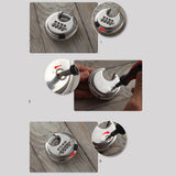 4 Code Combination Padlock Warehouse Garage Digital Locker Set - Resettable, Gym, Sports, School, Warehouse, Basement - Aladdin Shoppers