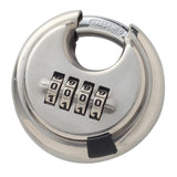 4 Code Combination Padlock Warehouse Garage Digital Locker Set - Resettable, Gym, Sports, School, Warehouse, Basement - Aladdin Shoppers