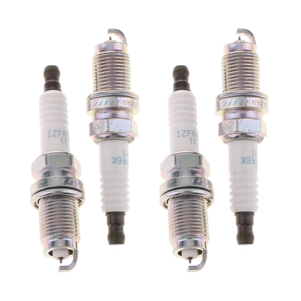 4 Pieces Iridium Spark Plug IZFR6K11 6994 for Honda Accord Civic CRV Element - Aladdin Shoppers