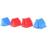 4 Pieces Of Plastic House Building Sand Molds for Children, Kids Beach Sandcastle Toy, Summer Day Gift - Aladdin Shoppers