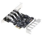 4 Port PCI-E to USB 3.0 HUB PCI Express Expansion Card Adapter - Aladdin Shoppers