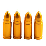 4 Sets Auto Car Truck Wheel Tire Tyre Air Valve Stems Cap Aluminum Gold - Aladdin Shoppers