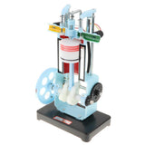 4 Stroke Hand Crank Gasoline Engine Model Internal Combustion Engine Model Physics Education Toy - Aladdin Shoppers