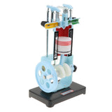 4 Stroke Hand Crank Gasoline Engine Model Internal Combustion Engine Model Physics Education Toy - Aladdin Shoppers