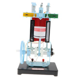 4 Stroke Hand Crank Gasoline Engine Model Internal Combustion Engine Model Physics Education Toy - Aladdin Shoppers