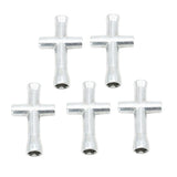 4 Way Cross Wrench (5 Pieces) 4mm 5mm 5.5mm 7mm Hex Nut RC Model Repair Tool - Aladdin Shoppers