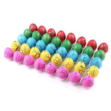 Maxbell 40 Pieces Crack Dinosaur Eggs Hatching Toy with Mini Dinosaur Figures Inside - B