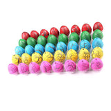 40 Pieces Crack Dinosaur Eggs Hatching Toy with Mini Dinosaur Figures Inside - B - Aladdin Shoppers