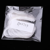 Maxbell 40 Pieces Girl Dolls Curly False Eyelashes 200*8mm for Dolls Bears Eyes DIY Making 20cm White