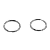 40 Pieces Round Stainless Steel Key Chain Rings Metal Split Ring for Home Car Keys Bag Purse Organization - 20mm Diameter, 1.8mm Coil Dia - Aladdin Shoppers