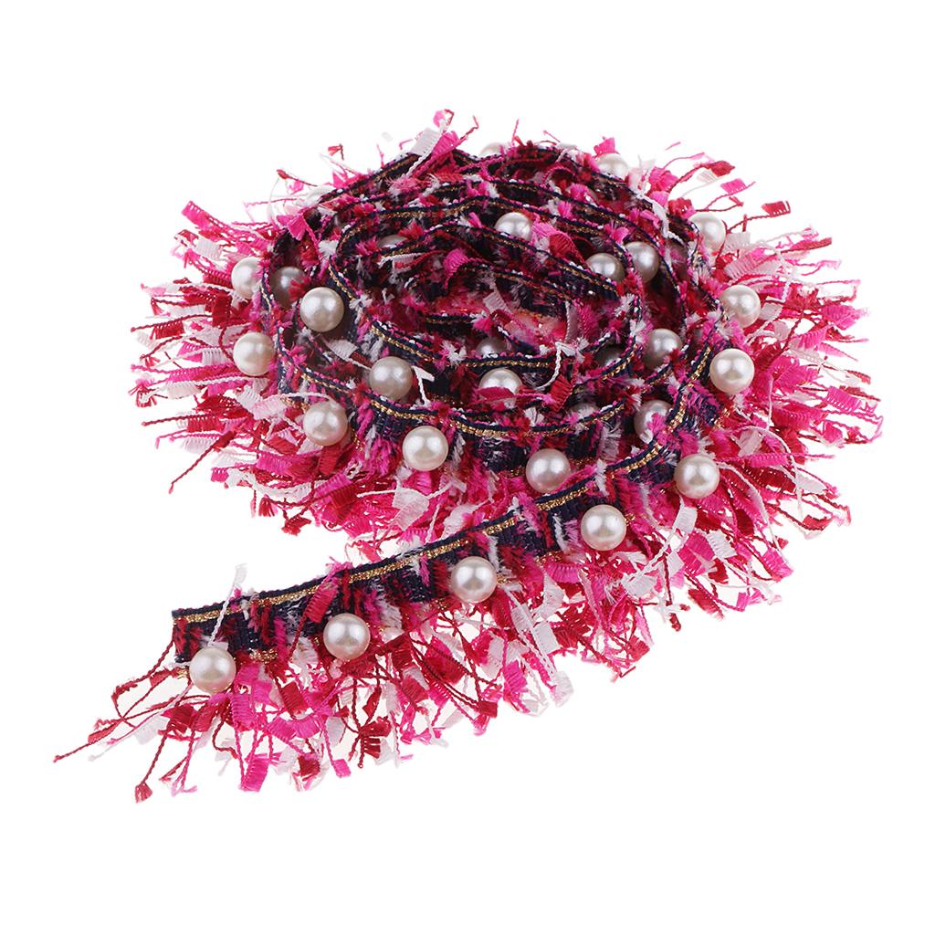 45mm Chic Style DIY Embroidered Beaded Lace Trim Ribbon Handicrafts Sewing Crafts Home Decorating Accessory - 1 Yd - Aladdin Shoppers
