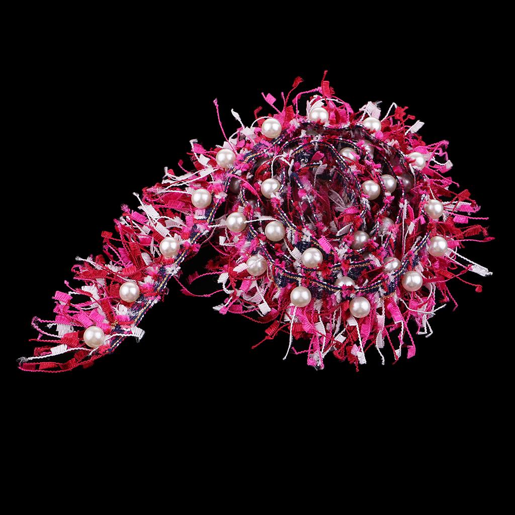 45mm Chic Style DIY Embroidered Beaded Lace Trim Ribbon Handicrafts Sewing Crafts Home Decorating Accessory - 1 Yd - Aladdin Shoppers