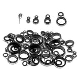 45pcs Telescopic Fishing Rod Guide Tip Repair Kit Rod DIY Eye Rings Tackle - Aladdin Shoppers