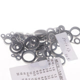 45pcs Telescopic Fishing Rod Guide Tip Repair Kit Rod DIY Eye Rings Tackle - Aladdin Shoppers
