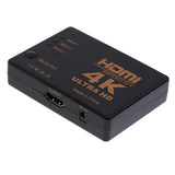 4K Ultra HD HDMI Switch Splitter HDTV 3 In 1 Out with Remote Control - Aladdin Shoppers