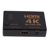 4K Ultra HD HDMI Switch Splitter HDTV 3 In 1 Out with Remote Control - Aladdin Shoppers