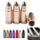4PCS Car Motorcycles Bicycle Aluminum Tire Valve Stem Caps Champagne - Aladdin Shoppers