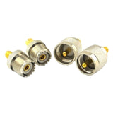 4x RF Coax SMA female to SO239 female UHF Jack Antenna Cable Connector - Aladdin Shoppers