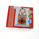 Maxbell 5 in 1 Wooden Activity Cube Multi-Purpose Educational Toys for