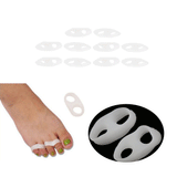 5 Pair Silicone Gel Little Toe Valgus Correct Separator Straightener, Bunion Pain Ease - Aladdin Shoppers