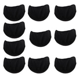 5 Pairs Large Suits Shoulder Pads for Suits Coats Jackets Black - Aladdin Shoppers