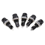 5 Pieces AC 125V/15A 250V/10A Screw Cap Panel Mounted 5x20mm Fuse Holder - Aladdin Shoppers