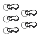 5 Pieces Carabiner Clip Hook Keyring Buckle Bottle Opener - Aladdin Shoppers