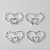 5 Pieces Flat Back Rhinestone Buttons – Flatback Embellishments 36x25mm - Crystal Sewing Fasteners Glue On Metal Accessories For Craft, Wedding Dress & Clothing Decorations - Aladdin Shoppers