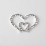 5 Pieces Flat Back Rhinestone Buttons – Flatback Embellishments 36x25mm - Crystal Sewing Fasteners Glue On Metal Accessories For Craft, Wedding Dress & Clothing Decorations - Aladdin Shoppers