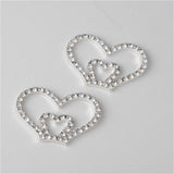 5 Pieces Flat Back Rhinestone Buttons – Flatback Embellishments 36x25mm - Crystal Sewing Fasteners Glue On Metal Accessories For Craft, Wedding Dress & Clothing Decorations - Aladdin Shoppers