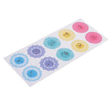 5 Sheets Round Lace Stickers Self Adhesive Sealing Decorative Sticker Label - Aladdin Shoppers