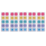 5 Sheets Round Lace Stickers Self Adhesive Sealing Decorative Sticker Label - Aladdin Shoppers