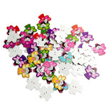 50 Pieces Mixed Wood Sewing Button Scrapbooking Buttons Wooden Painting Cartoon Angle Girls 3 Holes 30mmx 30mm Sewing Clothes Crafts - Aladdin Shoppers