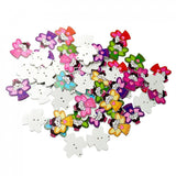 50 Pieces Mixed Wood Sewing Button Scrapbooking Buttons Wooden Painting Cartoon Angle Girls 3 Holes 30mmx 30mm Sewing Clothes Crafts - Aladdin Shoppers