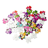 50 Pieces Mixed Wood Sewing Button Scrapbooking Buttons Wooden Painting Cartoon Angle Girls 3 Holes 30mmx 30mm Sewing Clothes Crafts - Aladdin Shoppers