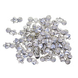 50Pc Beaded Tibetan Silver Love Shape Charms Pendant Jewelry Findings Making - Aladdin Shoppers