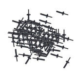50PCS Auto Car Plastic Bumper Pin Rivet Fasteners Trim Clip Interior Panel Door Clip - Aladdin Shoppers