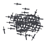 50PCS Auto Car Plastic Bumper Pin Rivet Fasteners Trim Clip Interior Panel Door Clip - Aladdin Shoppers