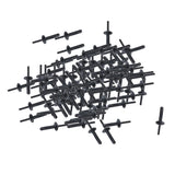 50PCS Auto Car Plastic Bumper Pin Rivet Fasteners Trim Clip Interior Panel Door Clip - Aladdin Shoppers