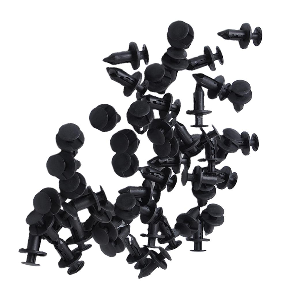 50PCS Auto Car Plastic Bumper Pin Rivet Fasteners Trim Clip Interior Panel Door Clips -Door Panel Clips Assortment Set - Aladdin Shoppers
