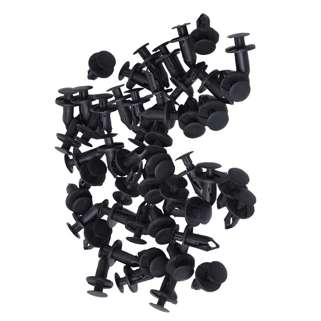 50PCS Auto Car Plastic Bumper Pin Rivet Fasteners Trim Clip Interior Panel Door Clips -Door Panel Clips Assortment Set - Aladdin Shoppers