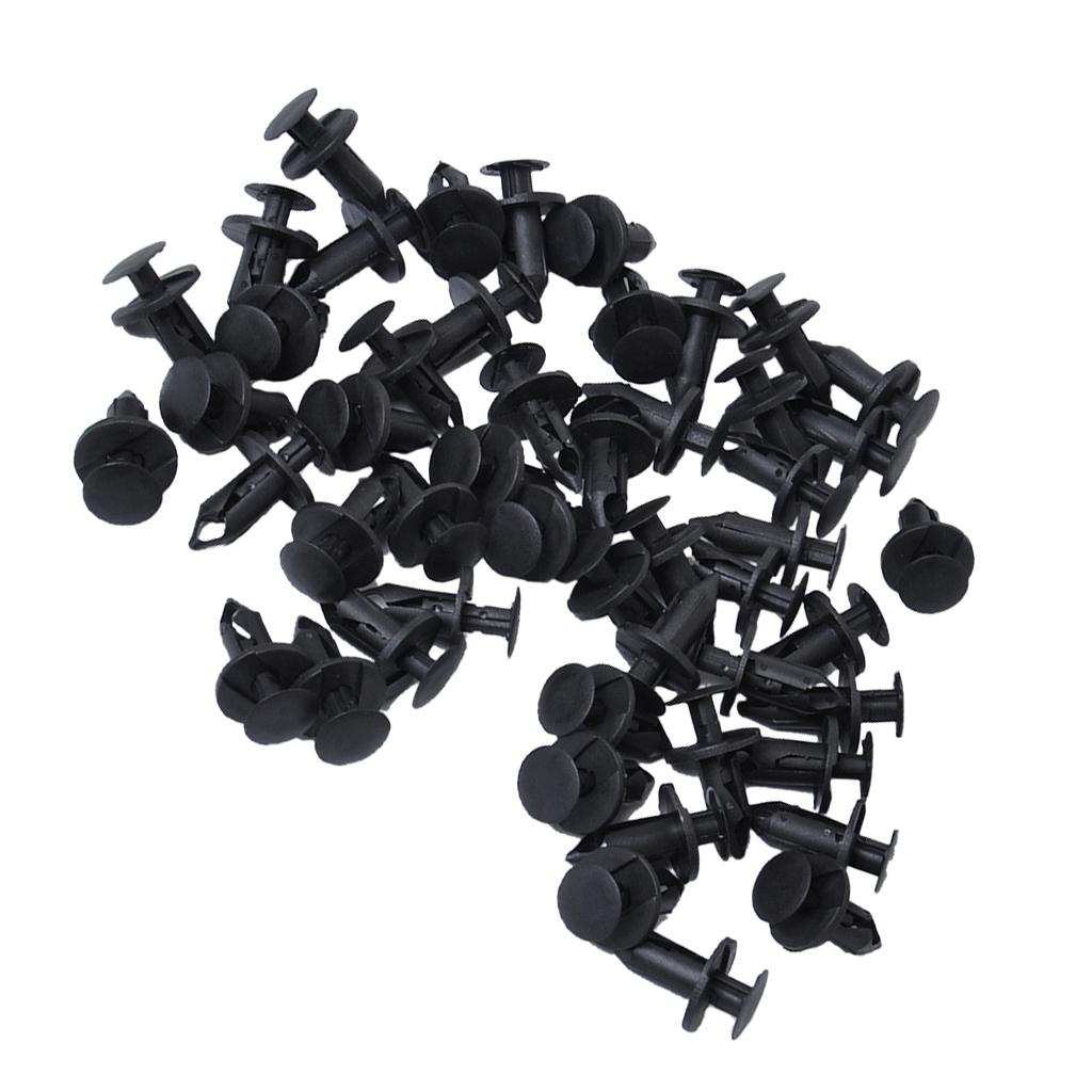 50PCS Auto Car Plastic Bumper Pin Rivet Fasteners Trim Clip Interior Panel Door Clips -Door Panel Clips Assortment Set - Aladdin Shoppers