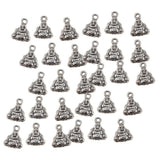 50Pcs DIY Handmade Crafts Vintage Alloy Buddha Pendants For Jewelry Making - Aladdin Shoppers