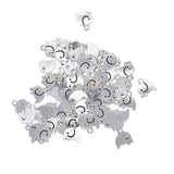 50x Tibetan Silver Cute Elephant Charms Simple Lucky Jewelry DIY Making - Aladdin Shoppers
