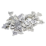 50x Tibetan Silver Cute Elephant Charms Simple Lucky Jewelry DIY Making - Aladdin Shoppers